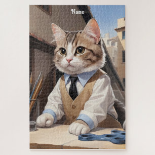 Cat Lover, Cat Architect Puzzle