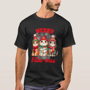 Cat Lover Cat Mama Frohe Weihnachten Weihnachten W T-Shirt