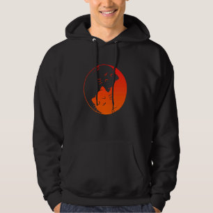 Cat Lover Chinesisches Zeichen China Lüftersymbol Hoodie