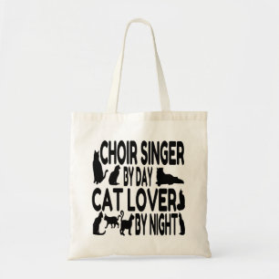 Cat Lover Choir Singer Tragetasche