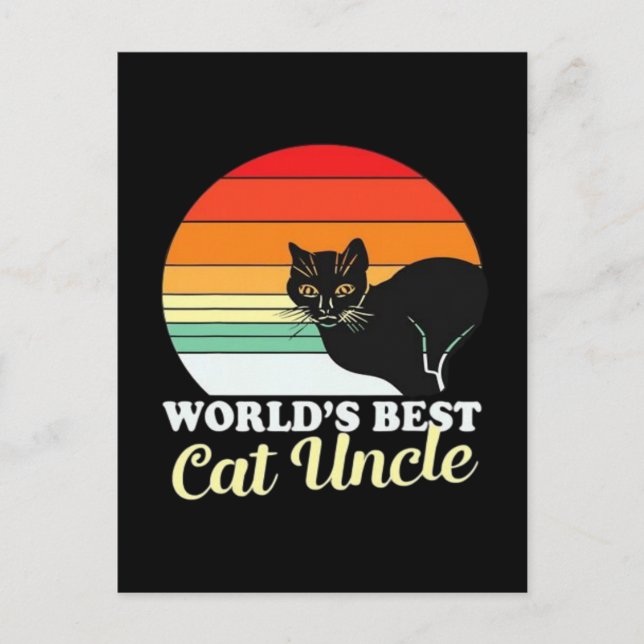 Cat Lover Christmas Adorable Postkarte (Vorderseite)
