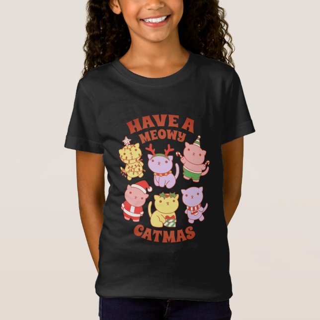 Cat Lover Christmas, Habe einen miesen Weihnachtsg T-Shirt (Vorderseite)