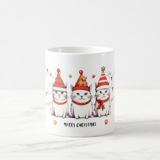 Cat Lover Christmas Snowflake Tasse