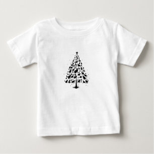 Cat Lover Christmas Tree 1 Baby T-shirt