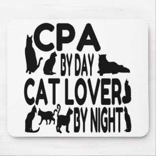 Cat Lover CPA Mousepad