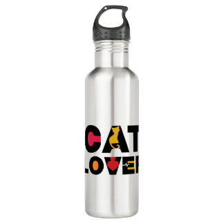Cat Lover Edelstahlflasche
