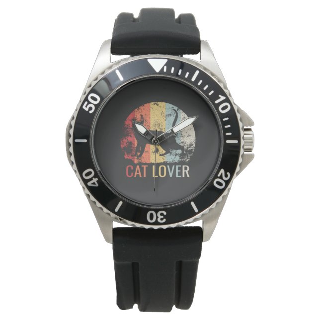 Cat Lover eWatch Armbanduhr (Vorderseite)