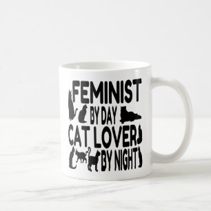 Cat Lover Feminist Kaffeetasse