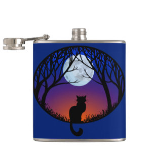 Cat Lover Flask Custom Cat Art Drinks Flaschen & G Flachmann