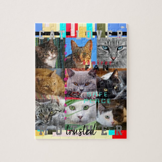 CAT LOVER Foto Puzzle HAMbWG (Vertikal)