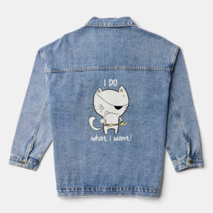 Cat Lover Funny - Cat Lover Jeansjacke