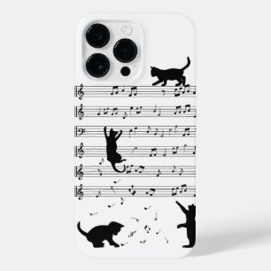 Cat Lover Funny Pianist Piano Lover iPhone 14 Pro Max Hülle