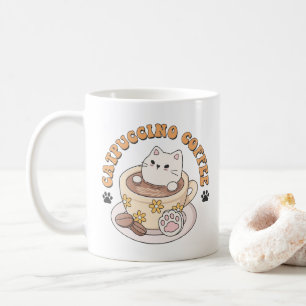 Cat Lover Gift, Catpuccino Kaffee Funny Quotes Kaffeetasse