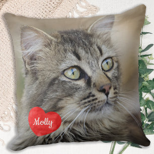 Cat Lover Gift - Pet Keepake - Benutzerdefinierter Kissen
