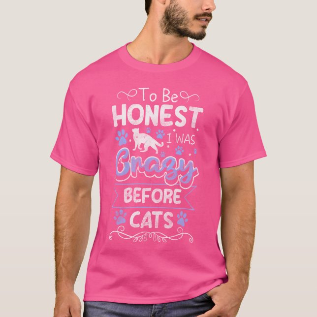 Cat Lover House Cat Cat Owner Claws T-Shirt (Vorderseite)