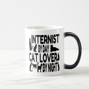 Cat Lover Internist Verwandlungstasse