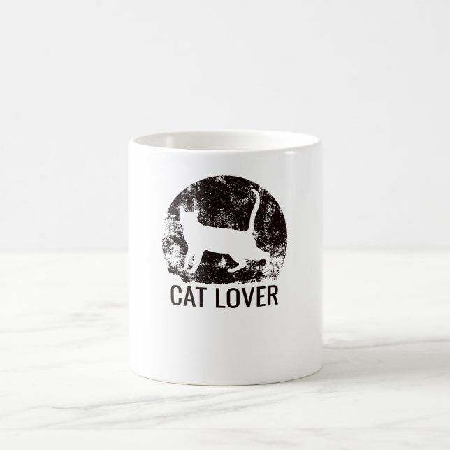 Cat Lover Kaffeetasse (Mittel)
