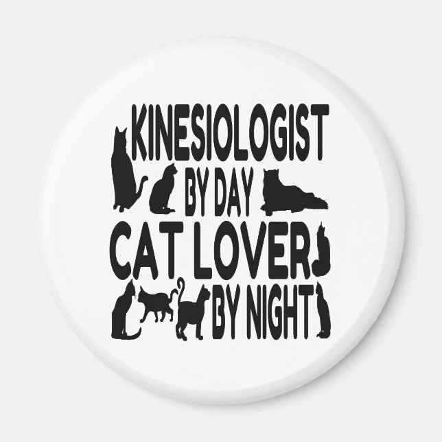 Cat Lover Kinesiologist Magnet (Vorne)