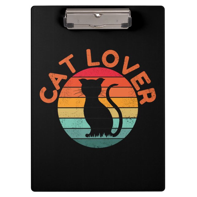 CAT LOVER KLEMMBRETT (Vorderseite)