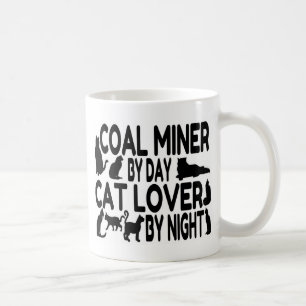 Cat Lover Kohlebergwerk Tasse