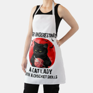 Cat Lover Lady Schürze für Kochen