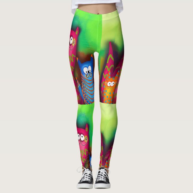 CAT LOVER LEGGINGS (Vorderseite)