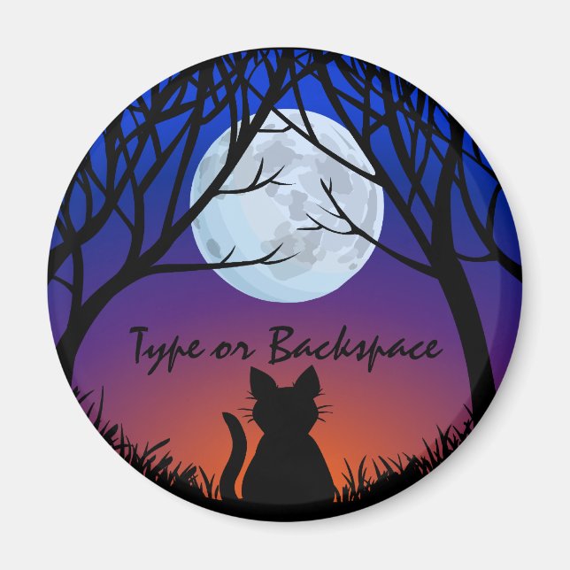 Cat Lover Magnet Fat Cat Kühlschrankmagnet anpasse (Vorne)