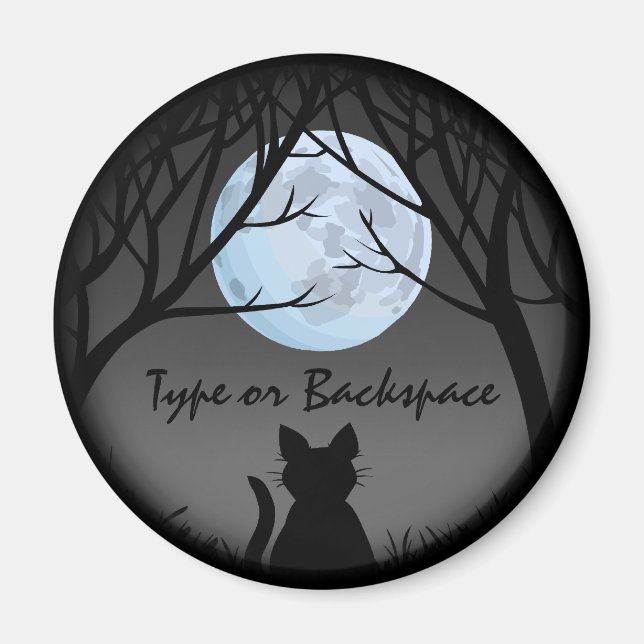 Cat Lover Magnet Fat Cat Kühlschrankmagnet anpasse (Vorne)