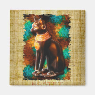 "CAT LOVER" Magnet für ägyptische Bastet-Katze