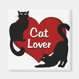 Cat Lover Magnet Kitty Cat Kühlschrankmagnet indiv