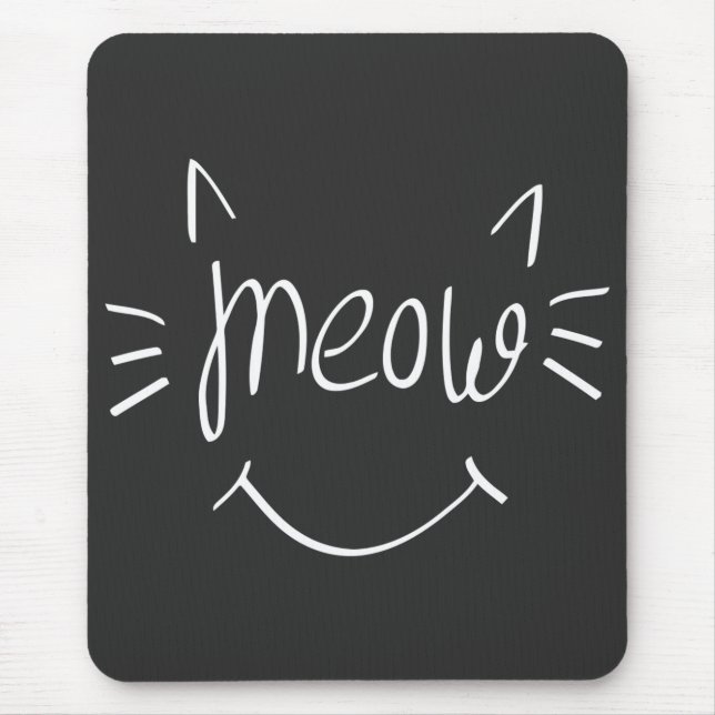 Cat Lover Meow Mousepad (Vorne)