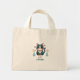 Cat Lover Mini Stoffbeutel