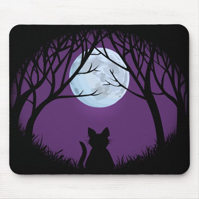 Cat Lover Mousepads Anpassbare Fat Cat Mouse Pad (Vorne)