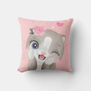 Cat Lover Niedlich Kleine Kätzchen Kissen