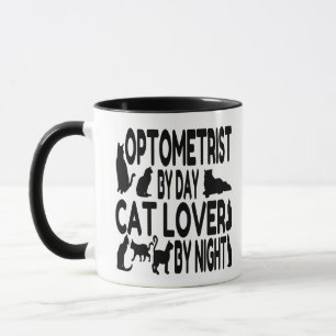Cat Lover Optometrist Tasse
