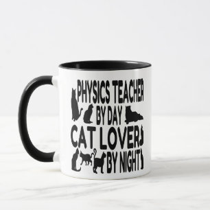 Cat Lover Physiklehrer Tasse