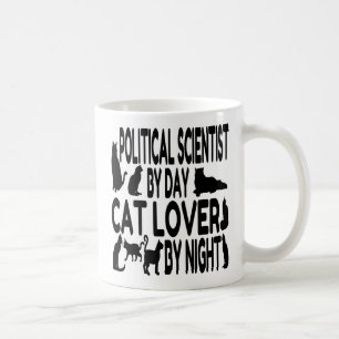 Cat Lover Politologe Kaffeetasse