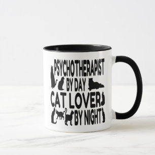 Cat Lover Psychotherapeut Tasse