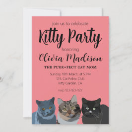 Cat Lover Purfect Cat Mama Kitty Party Einladung