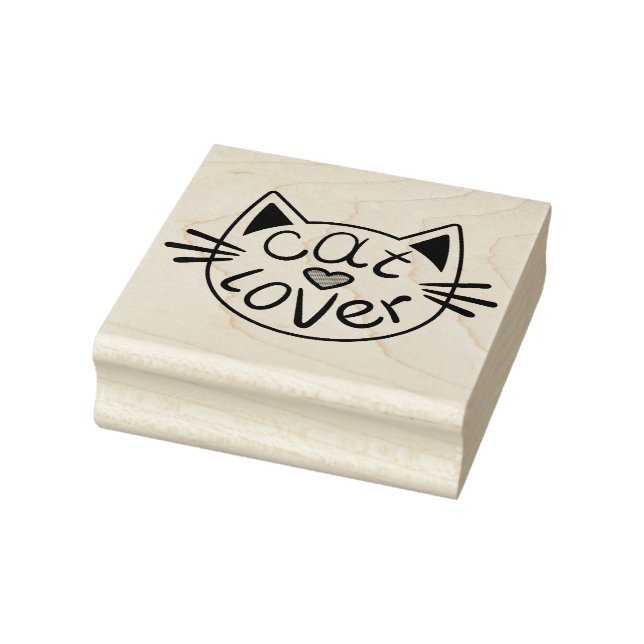 Cat Lover Rubber Briefmarke Gummistempel (Stempel)