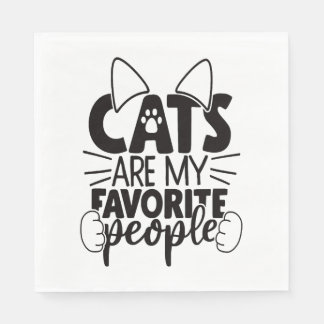 Cat Lover Serviette