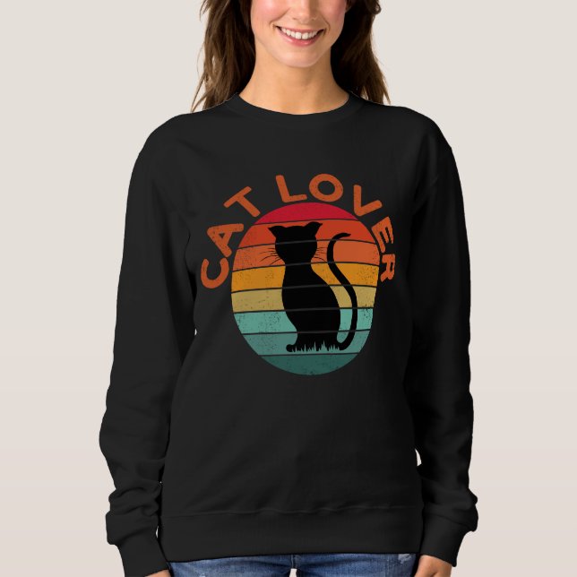 CAT LOVER SWEATSHIRT (Vorderseite)