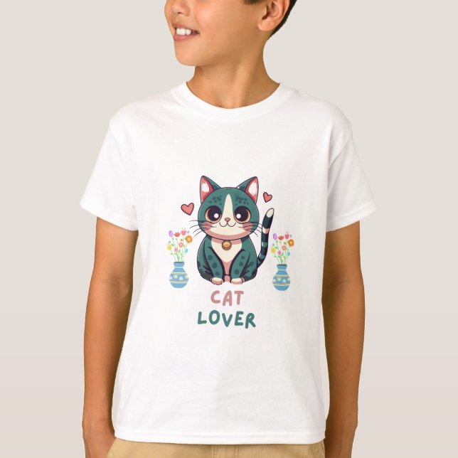 Cat Lover T-Shirt (Vorderseite)