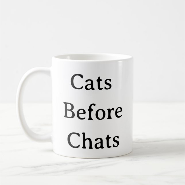 Cat Lover Tasse - Katzen Vor Chaten (Links)