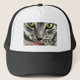 Cat Lover Terrible Look with ADD TEXT Printed-Cap Truckerkappe