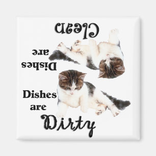 Cat Lovers Dishwasher Magnet