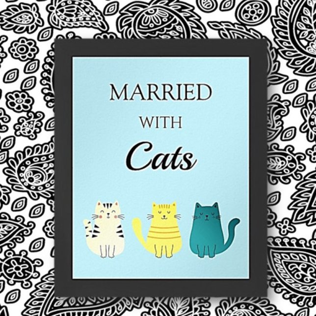 Cat Lover's Fun Poster Wall Art (Von Creator hochgeladen)