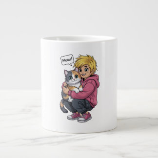 Cat lovers Jumbo-Tasse