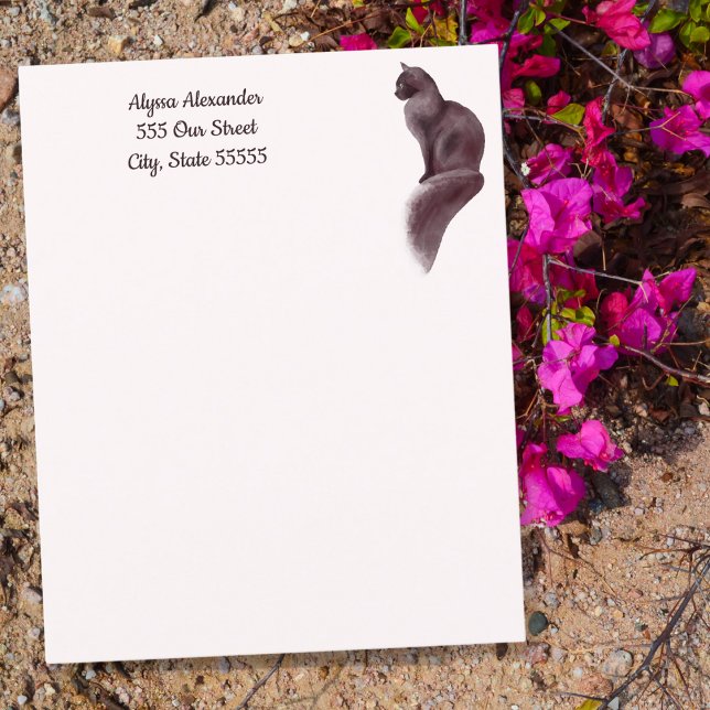 Cat Lovers Niedlich Blush Pink Girl Script Persona (Von Creator hochgeladen)