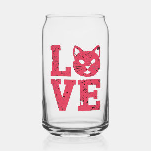 Cat Lovers: Purer, kühl, Edgy, Grunge Design Dosenglas